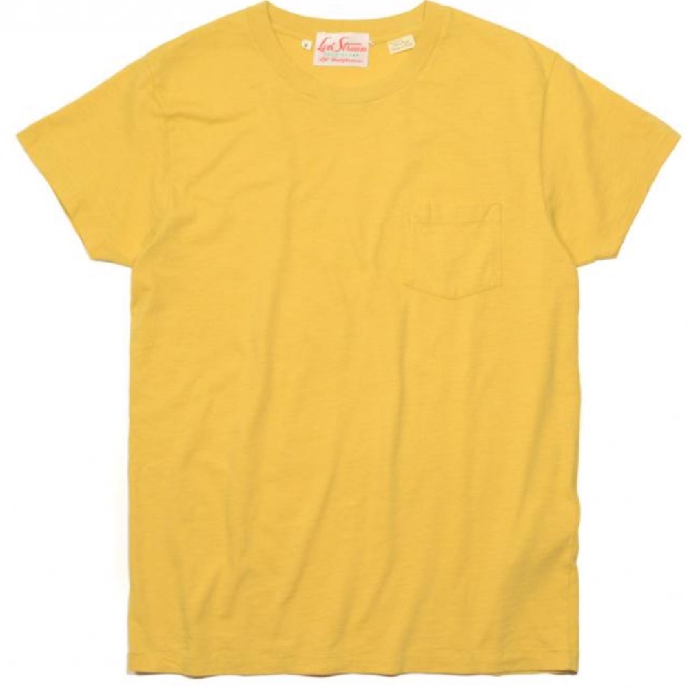 Levis Vintage Clothing Yellow 1950s Sportswear T-Shirt